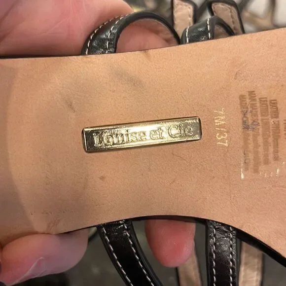 Louise Et Cie - Anja Gladiators - Size 7. Black - Picture 8 of 9